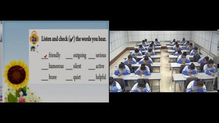 人教版英语七下Unit 4 Section A（1a-2b）课堂视频实录（张晴晴）