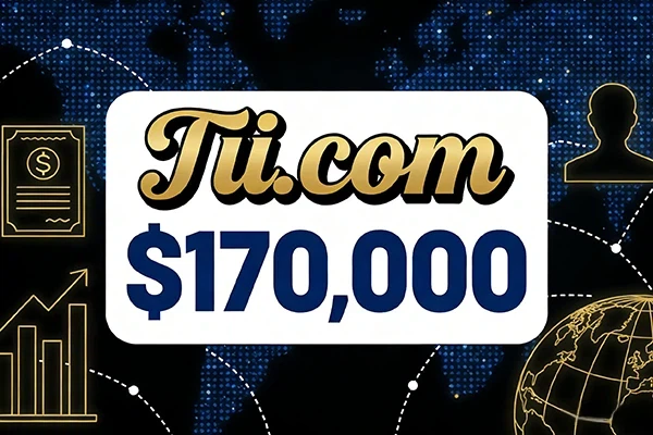 短域名Tii.com以17万美元成交!二十余年成熟域名背后的商业价值